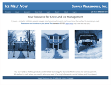 Tablet Screenshot of icemeltnow.com